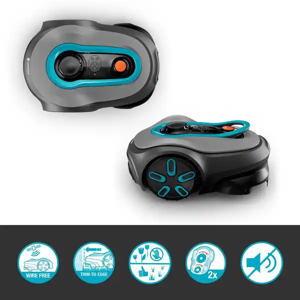 Bild 2 von Gardena Mähroboter-Set Sileno Smart Free 600 m² kabellos