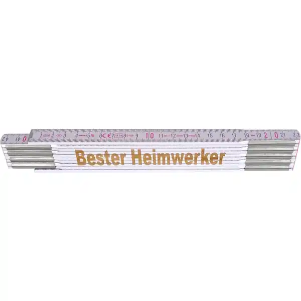 Bild 2 von Stabila Zollstock mit Lasergravur Männernamen/Sprüchen 2 m