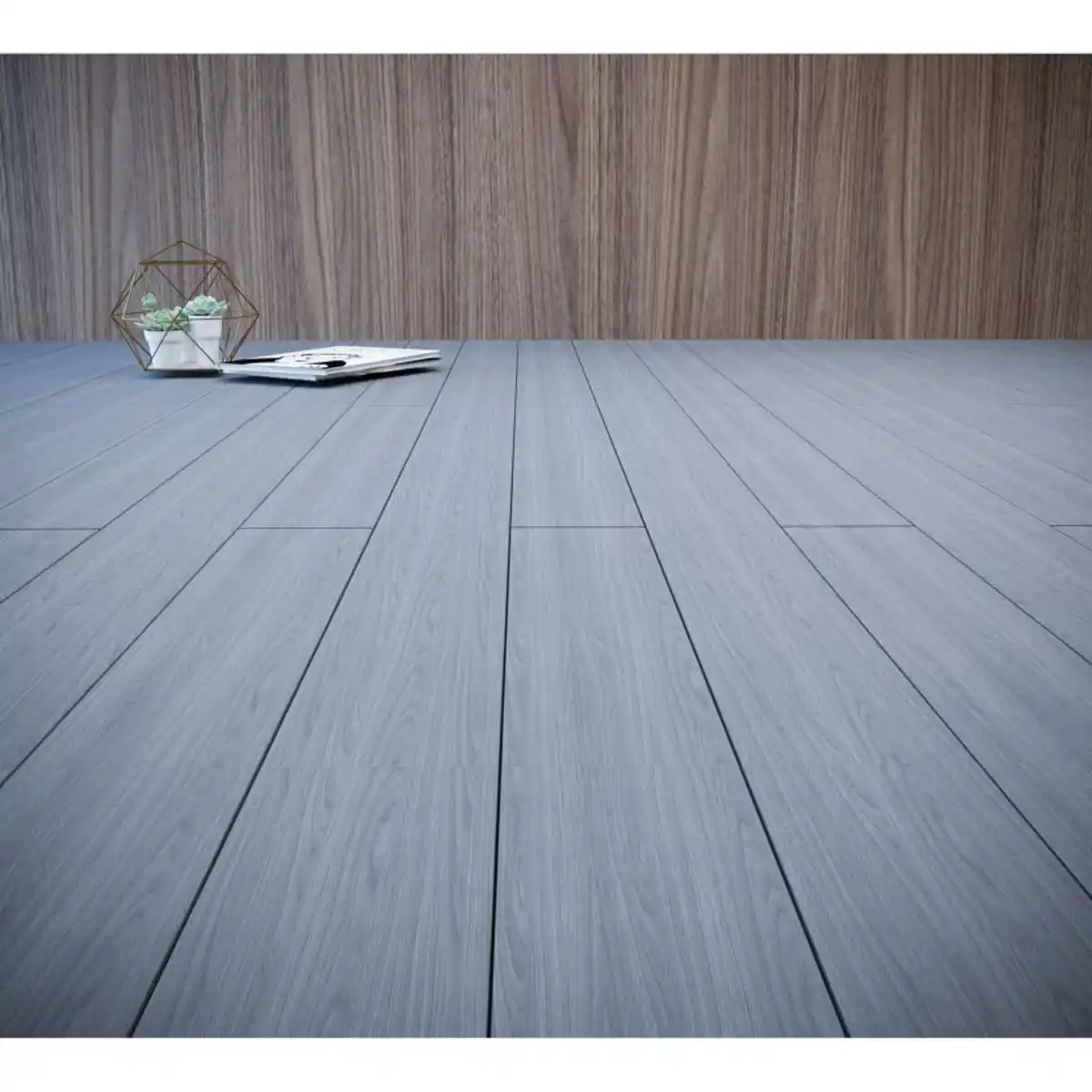 Bild 1 von Terrassendiele WPC matt-grau 14,5 x 200 x 2,1 cm
