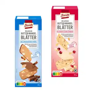 BISCOTTO Belgische Butter-Mandelblätter