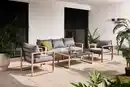 Bild 1 von Primaster Gartenmöbel-Set Marbella Aluminium in Holzoptik