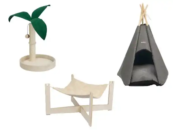 Bild 3 von ZOOFARI® Kratzbaum »Palme« / Hängematte / Haustier-Tipi