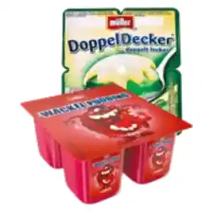 müller Doppel Decker oder Wackelpudding 4er-Pack