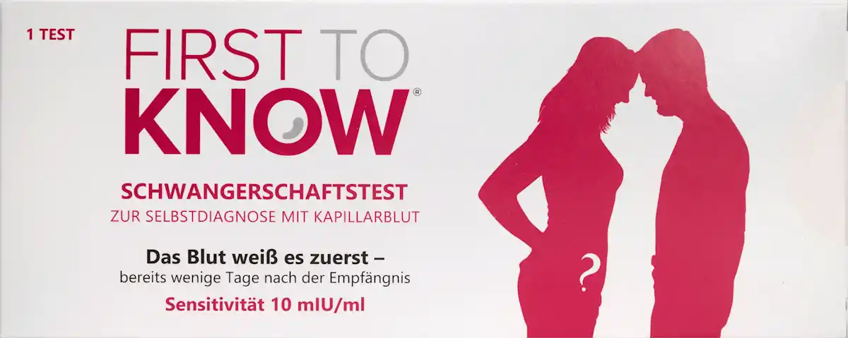Bild 1 von FIRST TO KNOW Blut - Schwangerschaftstest, 1 St