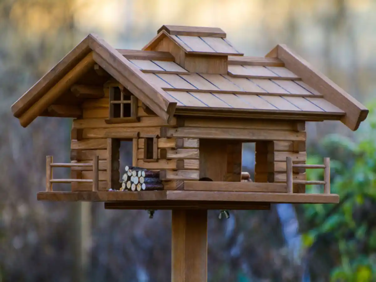 Bild 2 von DOBAR Vogelfutterhaus »Tirol«, inkl. Standfuß,  H 117 cm, aus Holz
