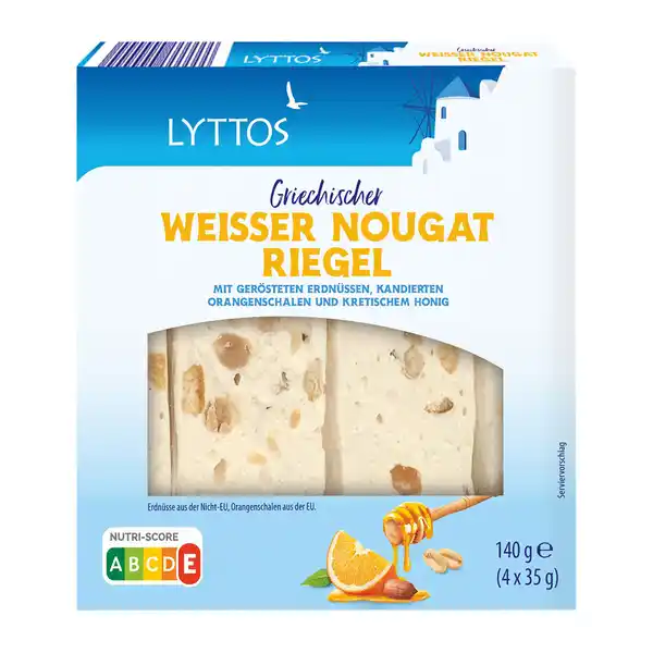 Bild 3 von LYTTOS Weißer Nougat-Riegel