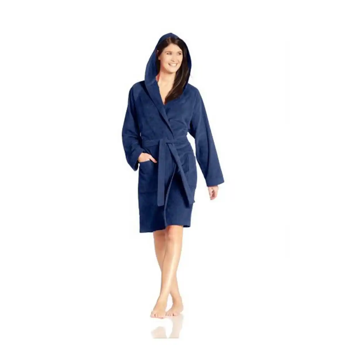 Bild 1 von Vossen Bademantel, Dunkelblau, Textil, Gr. S, unisex, Textiles Vertrauen - Oeko-Tex®, Taschen, Badtextilien, Bademäntel