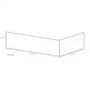 Bild 3 von ELABRICK Eckverblender »Kreta«, 240 x 71 mm, grau, 2m²