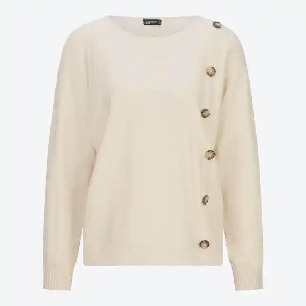Bild 3 von Damen-Pullover mit dekorativer Knopfleiste