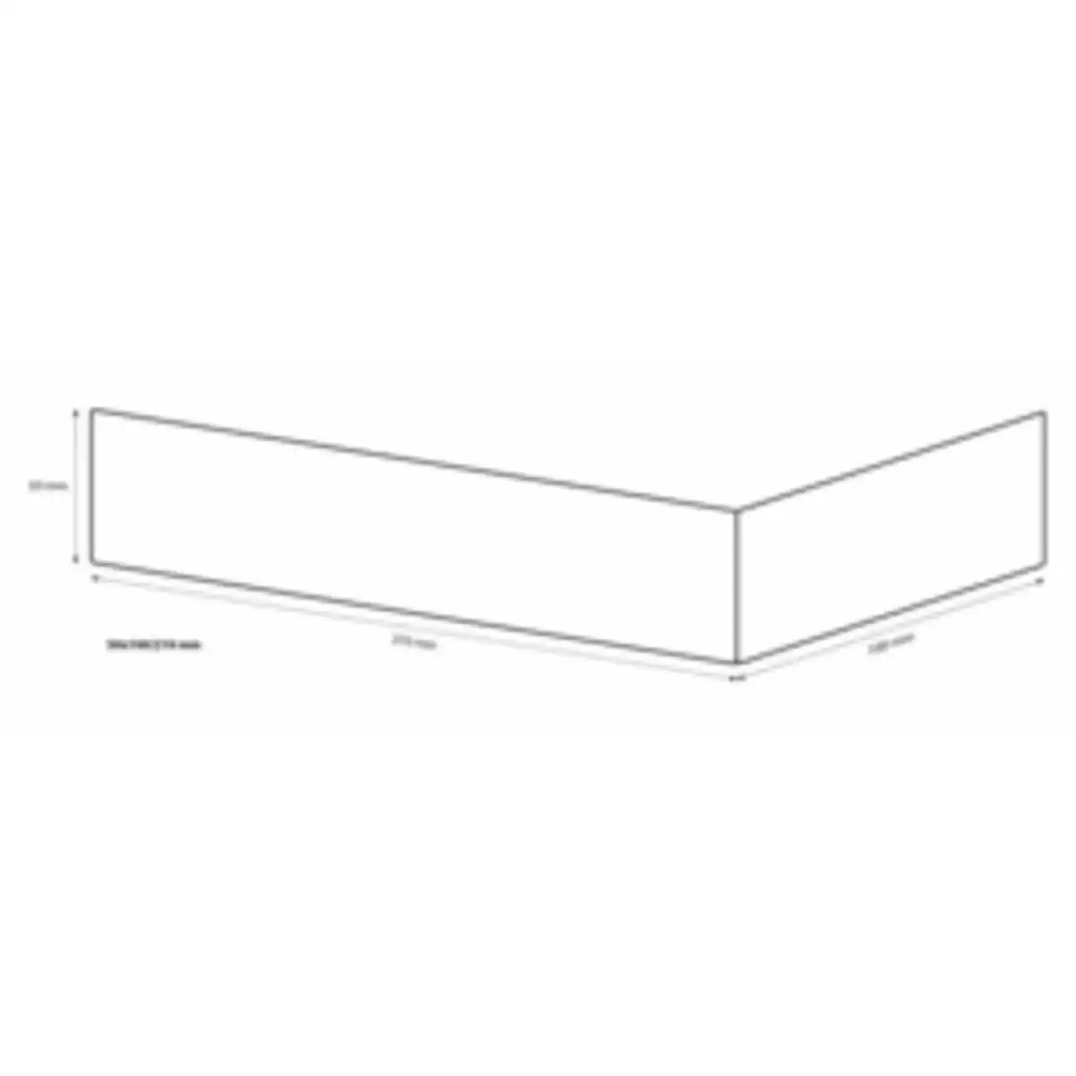Bild 4 von ELABRICK Eckverblender »Bergen«, 210/100 x 50 mm, anthrazit, 1,5m²