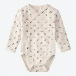 Baby-Wickelbody mit hohem Baumwollanteil