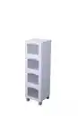 Bild 1 von Badschrank mit 4 Schubladen, ca. 30 x 30 x 102,5 cm - Weiß