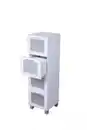 Bild 3 von Badschrank mit 4 Schubladen, ca. 30 x 30 x 102,5 cm - Weiß