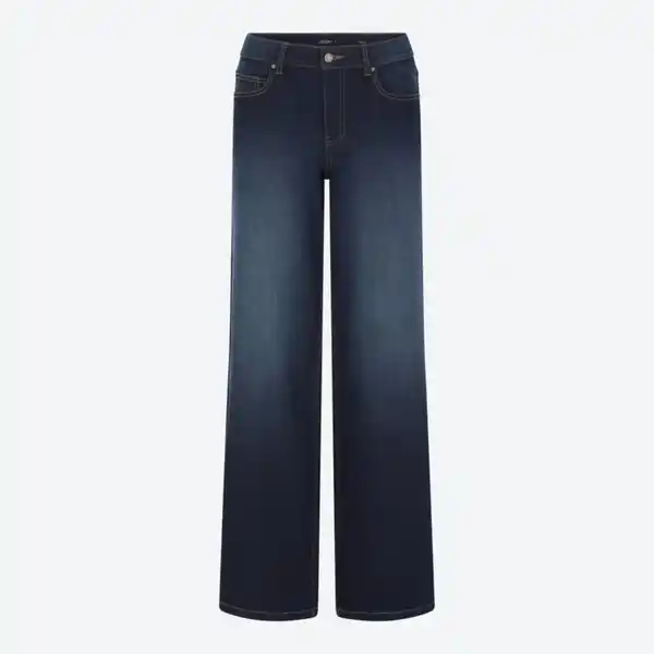 Bild 2 von Damen-Wideleg-Jeans mit leichter Waschung