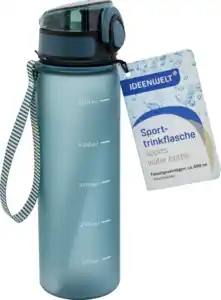 IDEENWELT Sport-Trinkflasche rosa/petrol 600 ml
