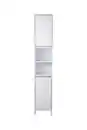 Bild 3 von Bad-Hochschrank mit 2 Türen, ca. 180 x 32 x 28 cm - Weiß