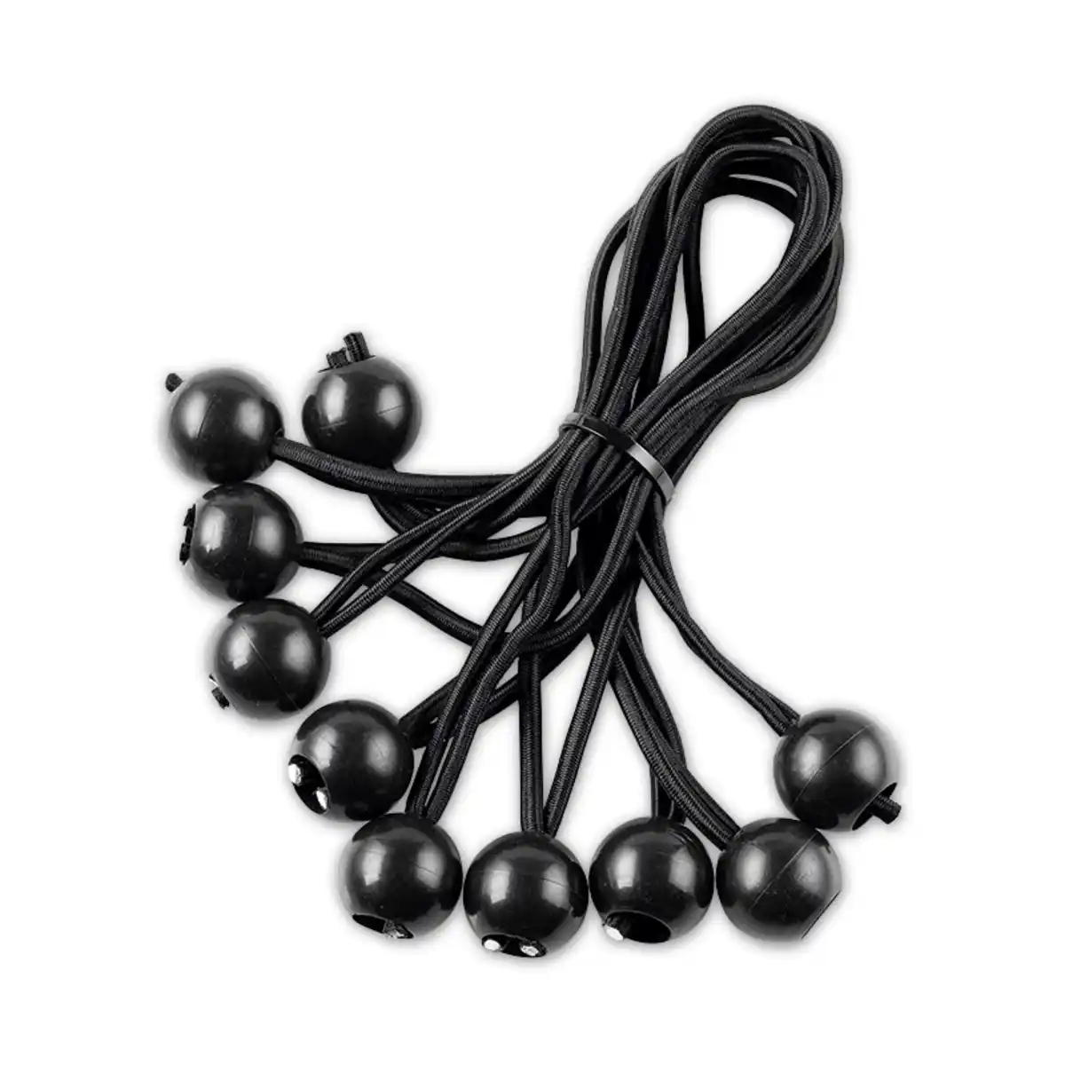 Bild 1 von Kraft Werkzeuge Planenspanner / Spanngummis mit Kugeln 10-tlg.