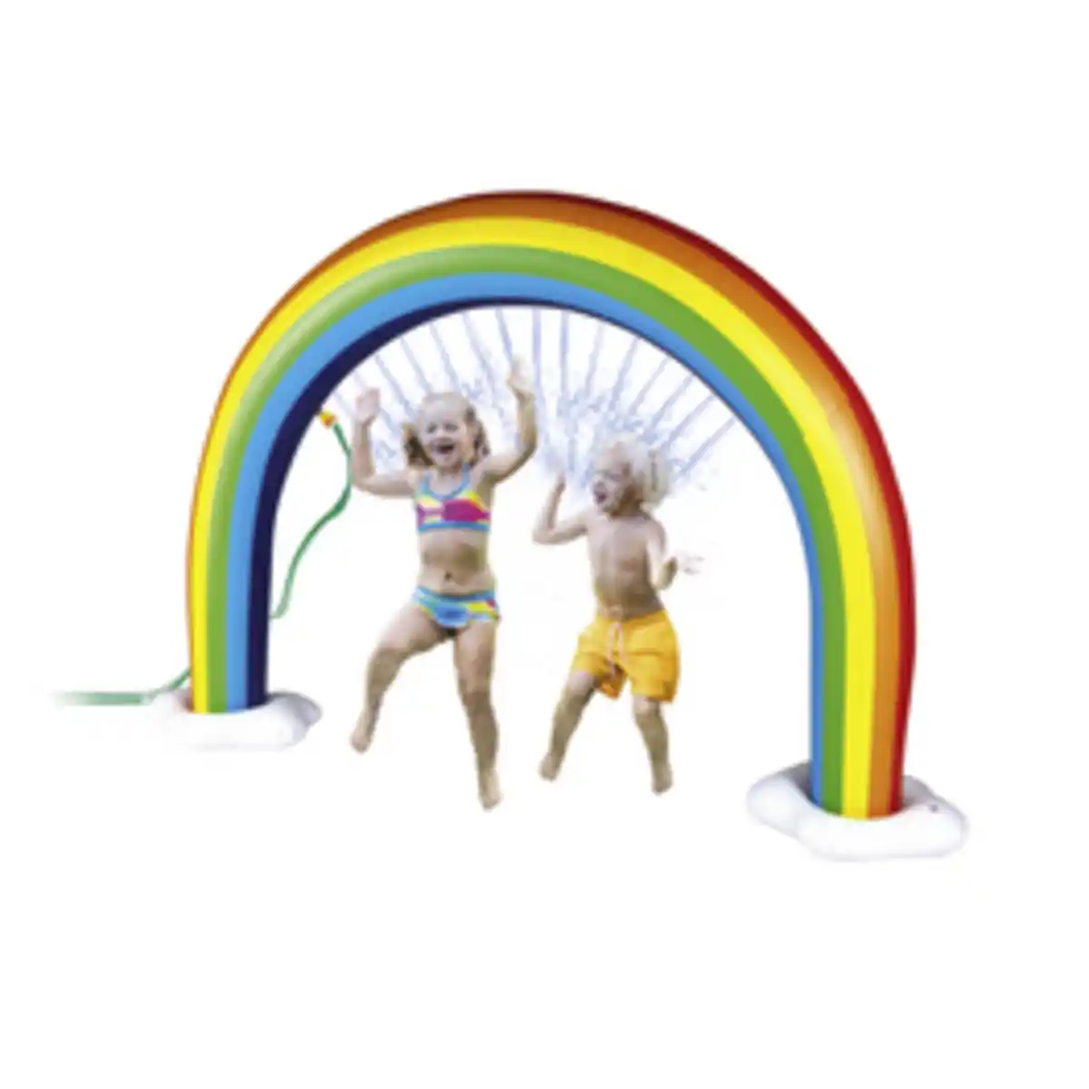 Bild 2 von HAPPY PEOPLE Wassersprinkler, weiß/bunt, Kunststoff, BxL: 46 x 216 cm