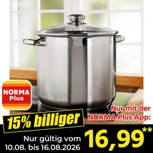 Casa Royale XL-Edelstahl-Jumbotopf ca. 12 Liter