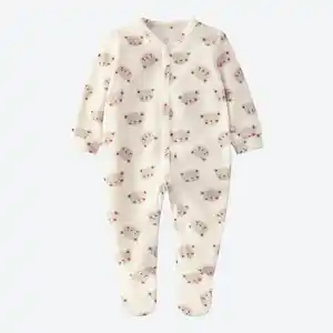 Baby-Strampler aus Velours