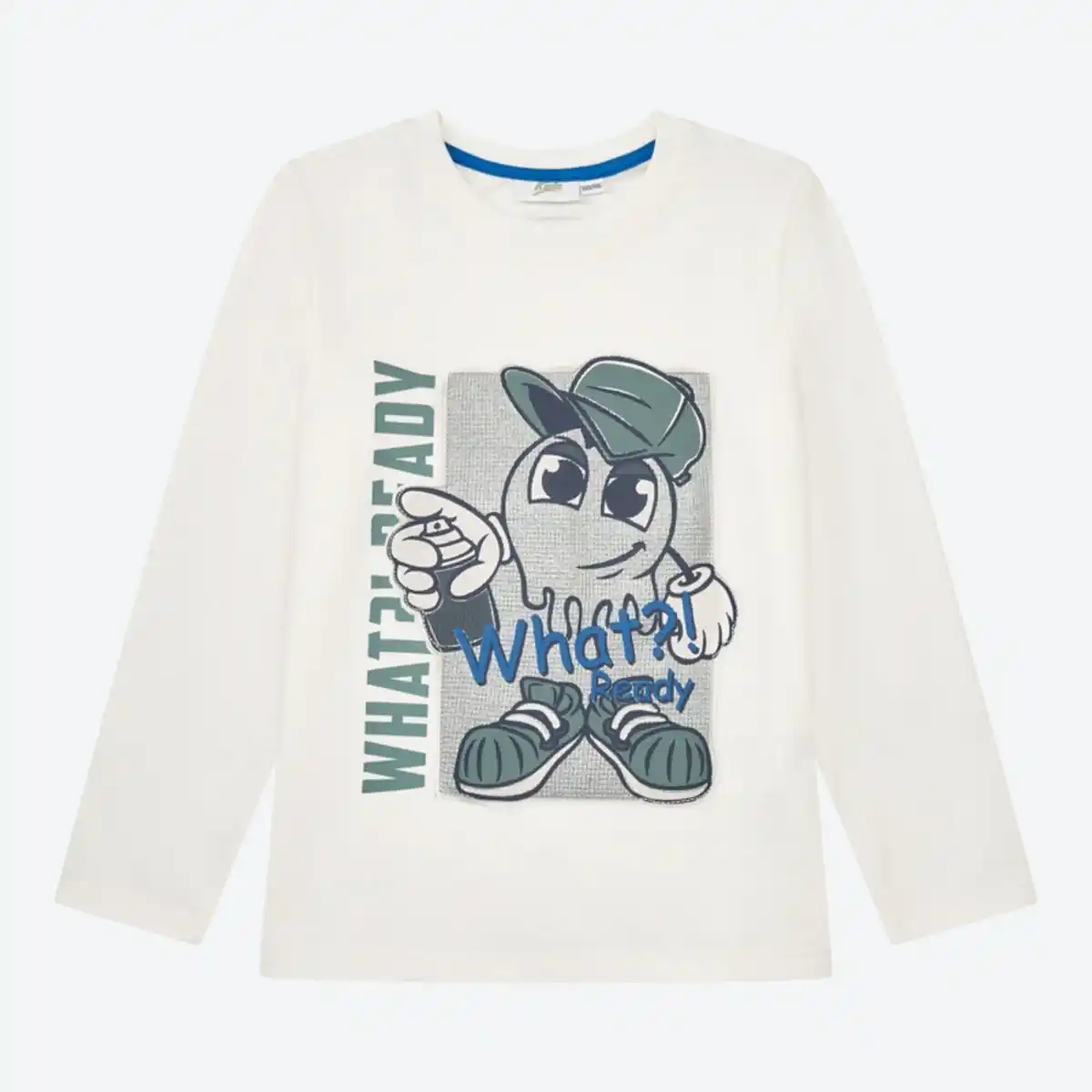 Bild 4 von Kinder-Jungen-Langarmshirt mit Frontaufdruck