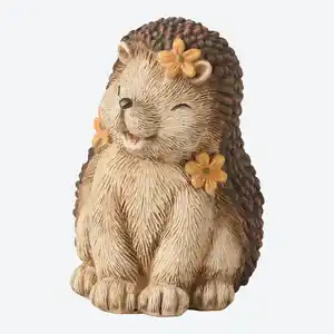 Deko-Igel aus Polyresin, ca. 9,5 cm