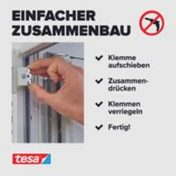 Bild 3 von Fliegengitter Adapter-Set für ALU-Türen, weiß