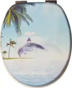 3D WC-Sitz Delfin