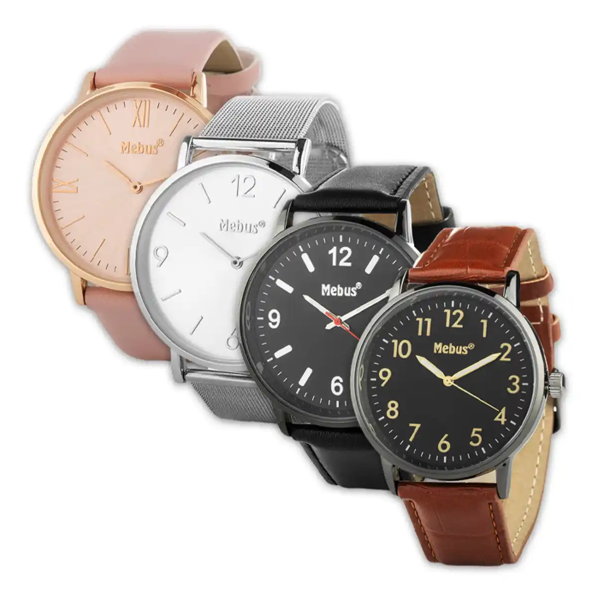 Bild 1 von Mebus Quarz-Armbanduhr