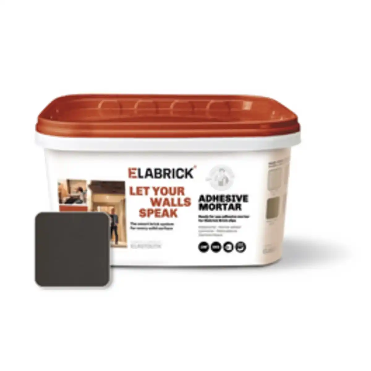 Bild 2 von ELABRICK Verblendsteinkleber, 5 kg, schwarz