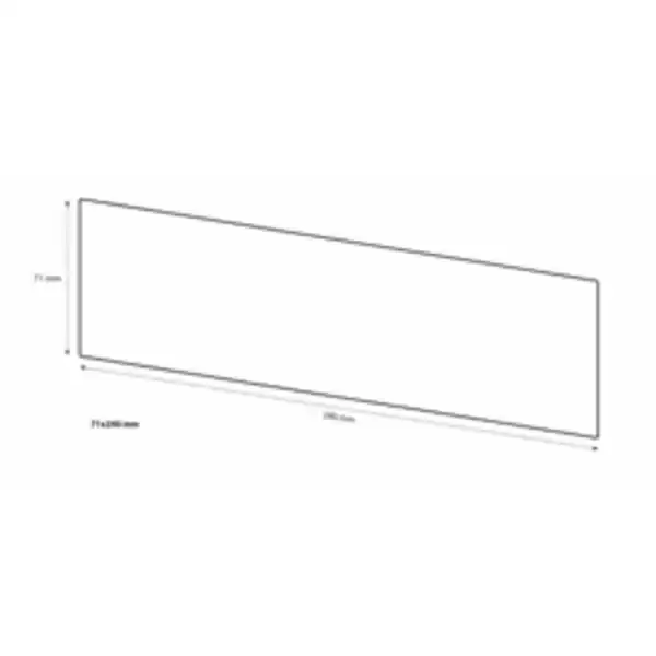 Bild 3 von ELABRICK Flachverblender »Oregon«, 240 x 71 mm, rot/braun, 1m²