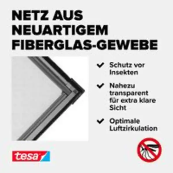Bild 3 von Fliegengitter Nachfüllrolle Fiberglasgewebe, anthrazit ca. 1,2m x 2,5m