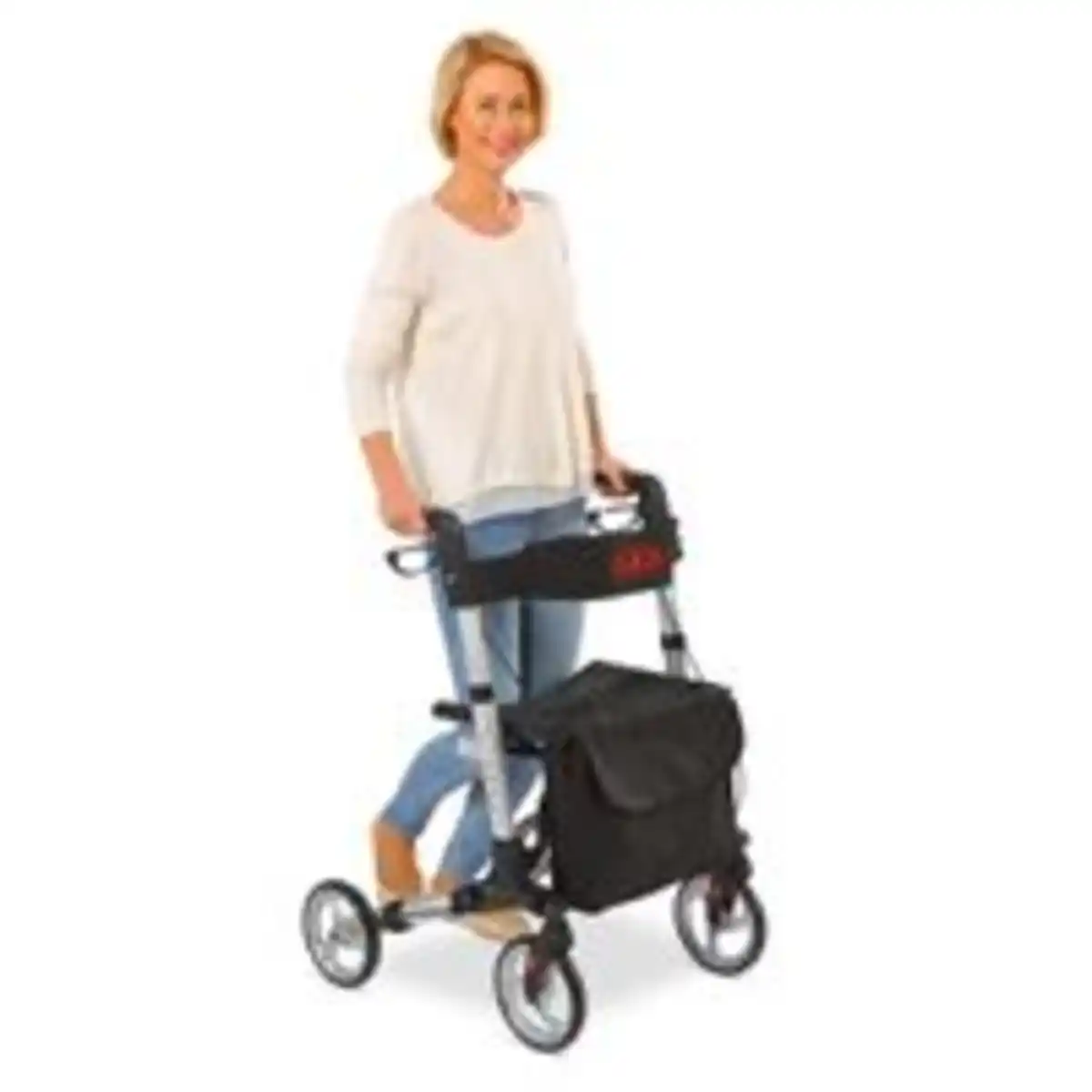 Bild 4 von Alu Vierrad-Rollator Leichtgewicht AT51006 inkl. Gehstock