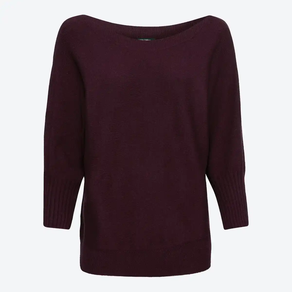 Bild 1 von Damen-Pullover mit U-Bootausschnitt