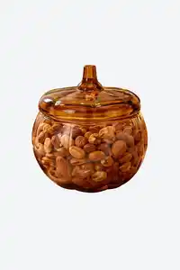 Aufbewahrungsglas im Kürbis-Design, Ø ca. 15 cm