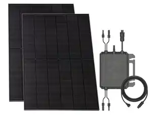 900W VALE Balkonkraftwerk mit 2x450 Wp Bifazial | Marstek M2-800 | 3m AC-Kabel