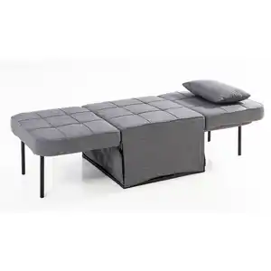 2 in 1 Schlafsofa, ca. 67 x 76 x 41 cm - Dunkelgrau
