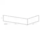 Bild 2 von ELABRICK Eckverblender »Corsica«, 210/100 x 50 mm, beige/rot, 1,5m²