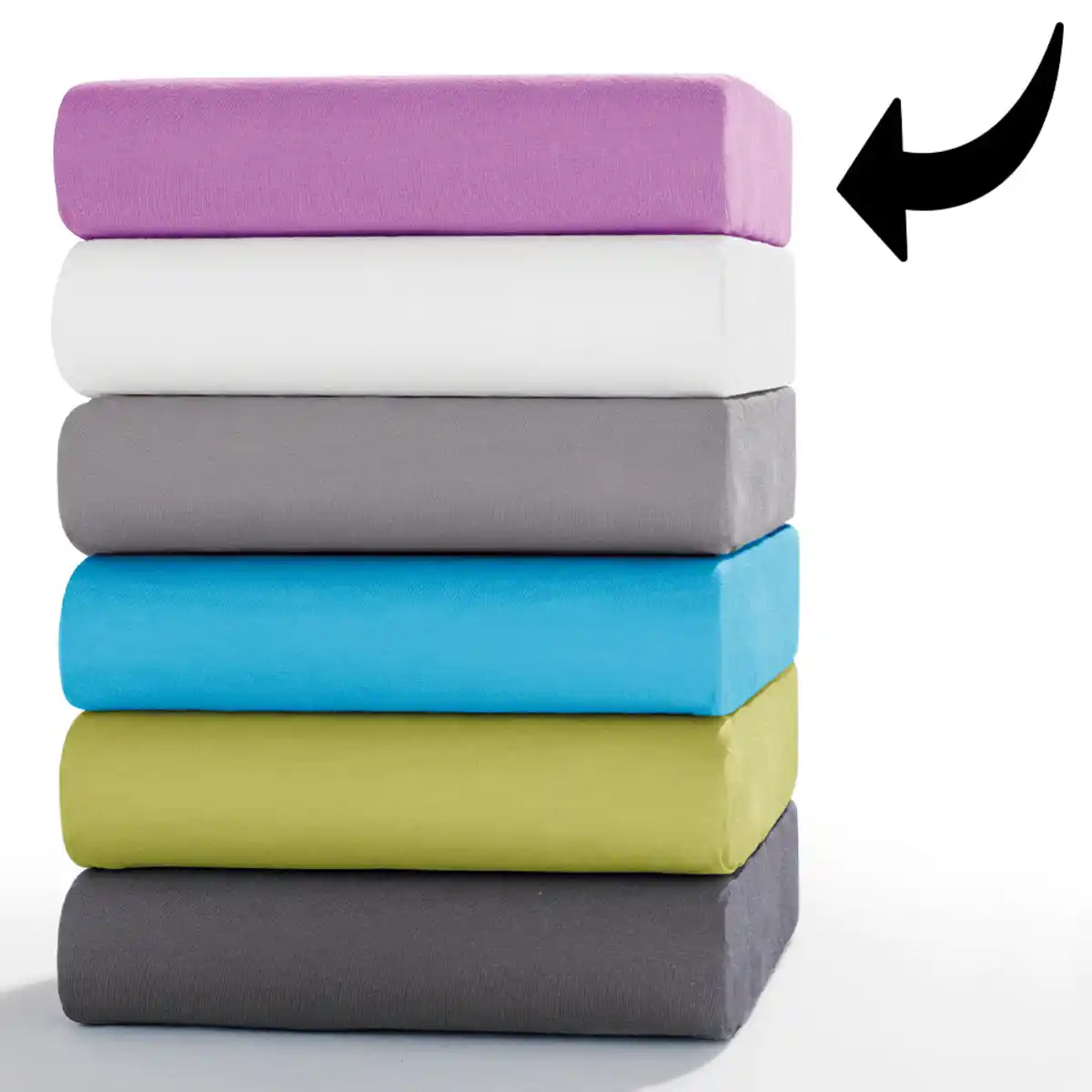 Bild 1 von Premium-Jersey-Spannbetttuch - ca. 90 - 100 x 200 cm