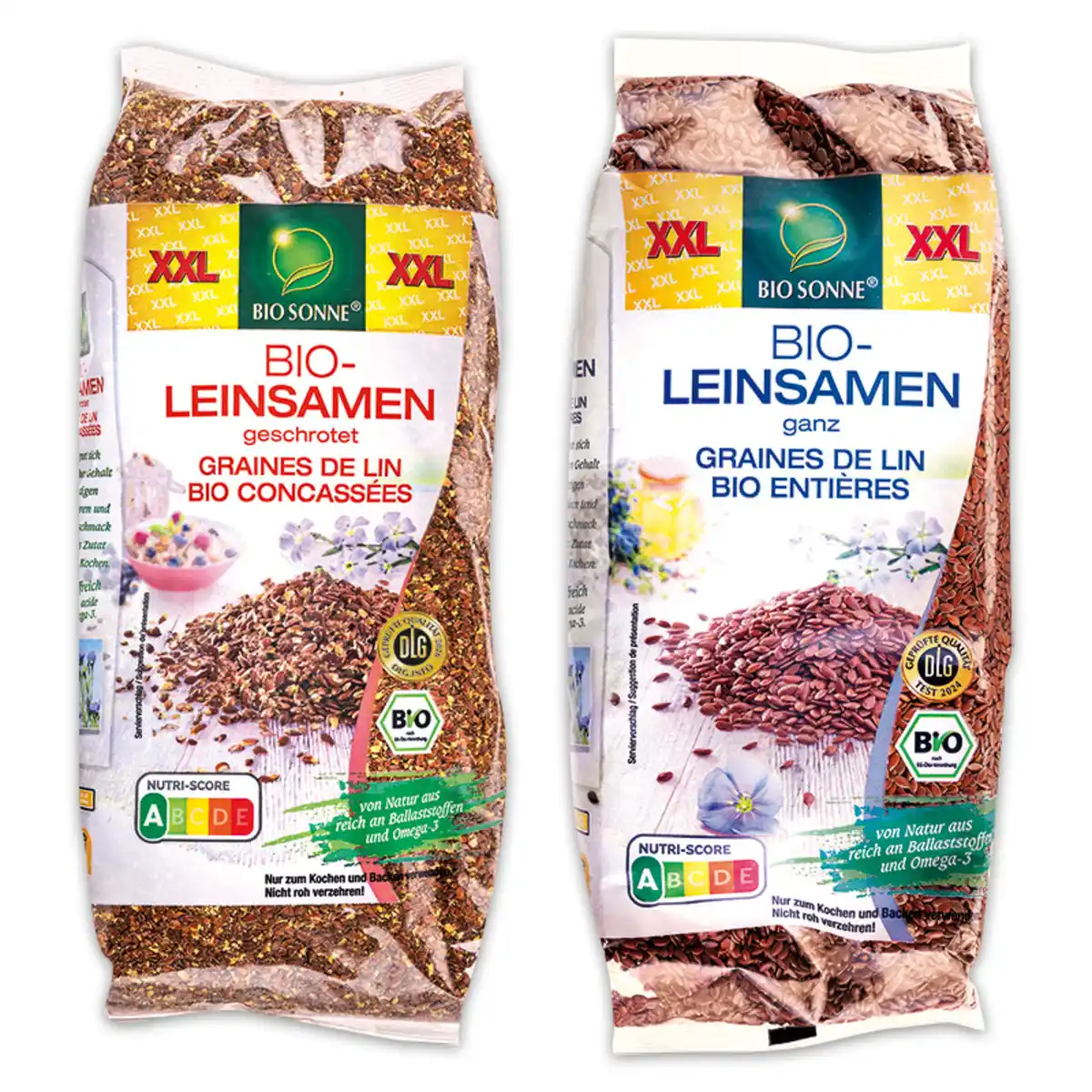 Bild 1 von Bio Sonne Bio-Chiasamen / Leinsamen XXL