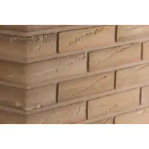 ELABRICK Eckverblender »Corsica«, 210/100 x 50 mm, beige/rot, 1,5m²