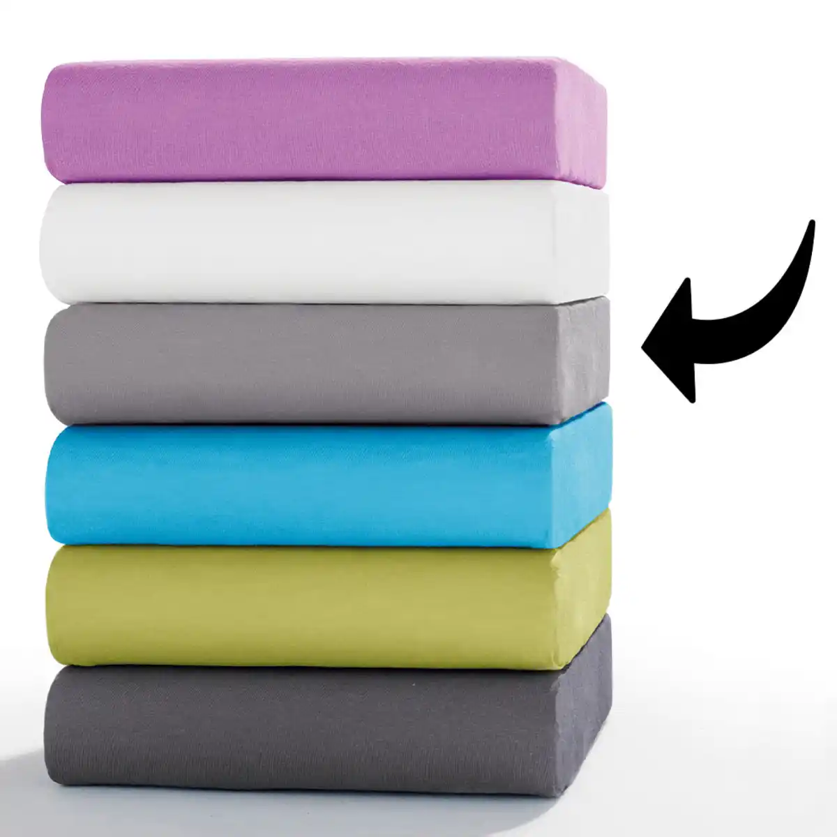 Bild 1 von Premium-Jersey-Spannbetttuch - ca. 180 - 200 x 200 cm