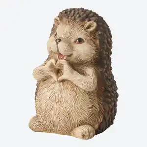 Deko-Igel aus Polyresin, ca. 9,5 cm