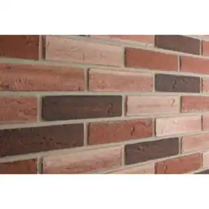 ELABRICK Flachverblender »Kansas«, 210 x 50 mm, rot/beige/braun, 1m²
