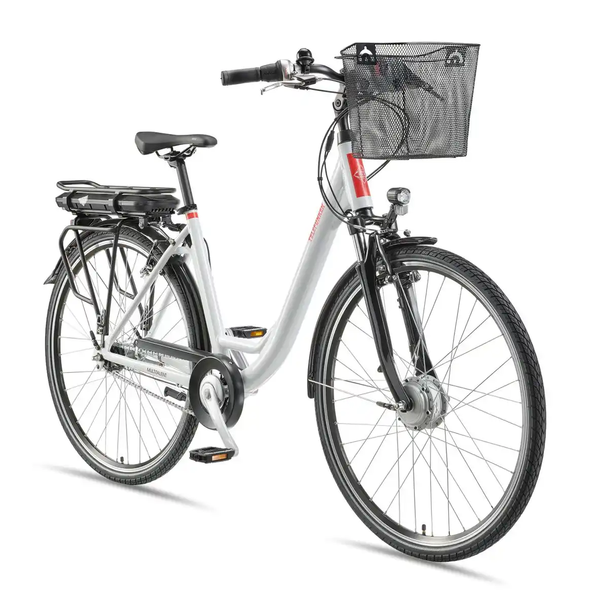 Bild 1 von Damen City E-Bike RC657 Multitalent mit 7-Gang Shimano Nabenschaltung, Weiß