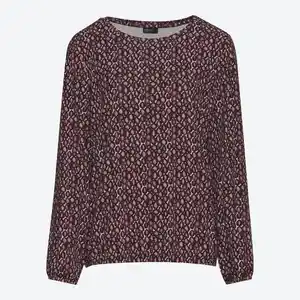 Damen-Langarmshirt mit elastischem Bund