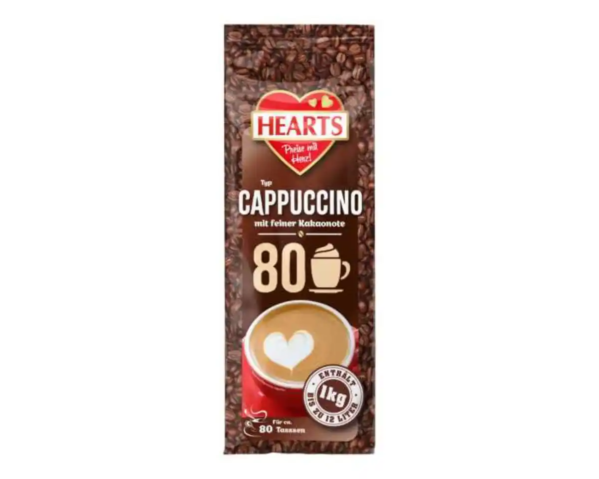 Bild 1 von Hearts Cappuccino mit feiner Kakaonote, 1 kg