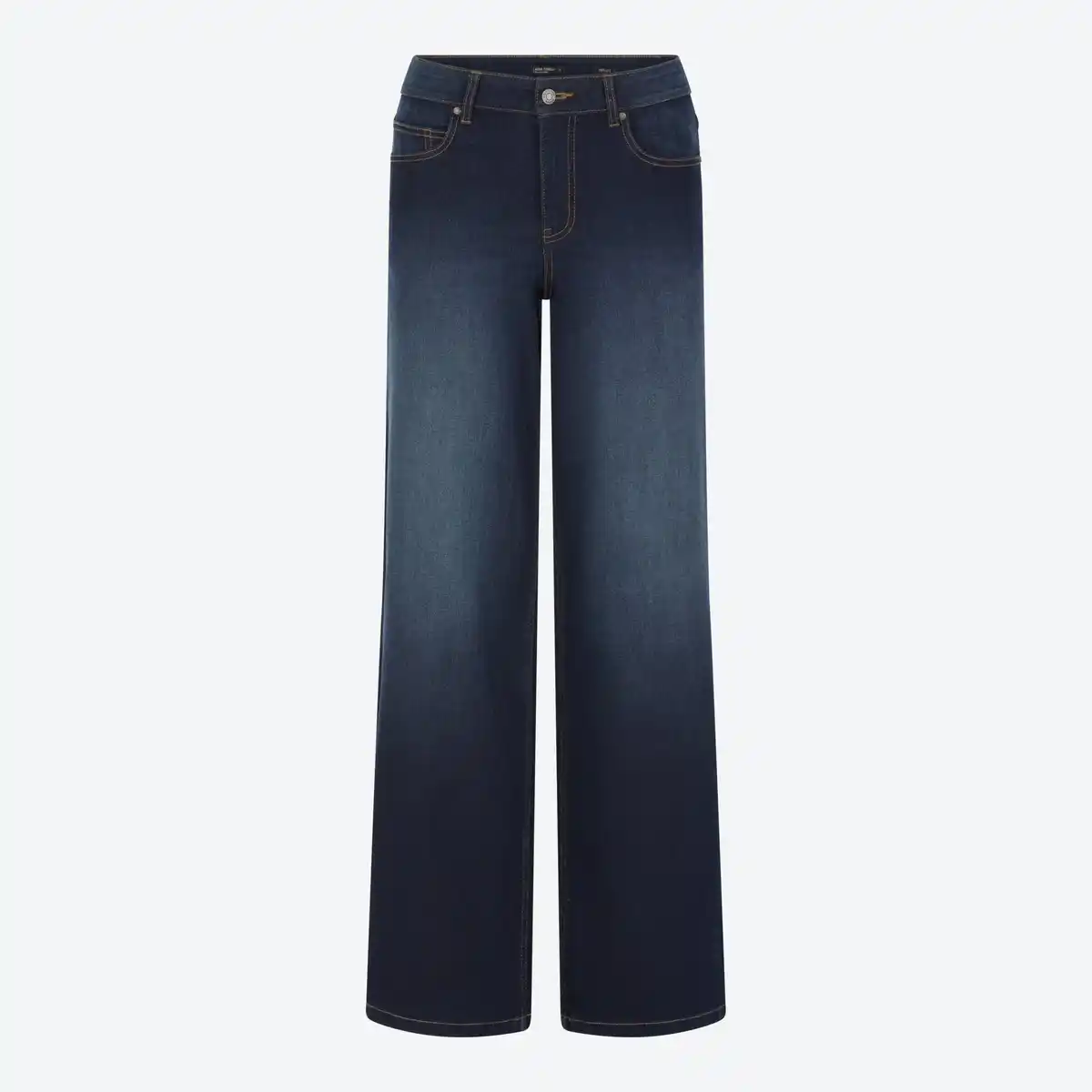 Bild 3 von Damen-Wideleg-Jeans mit leichter Waschung