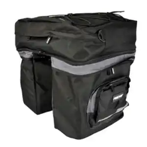 FISCHER Gepäckträgertasche, Polyester, schwarz