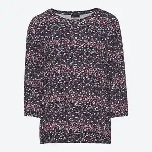 Damen-Langarmshirt mit elastischem Bund